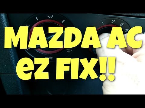 Mazda AC easy fix!
