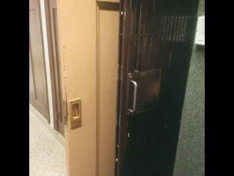 Antique gated Haughton elevator - Canevin Hall - Seton Hill University - Greensburg, PA