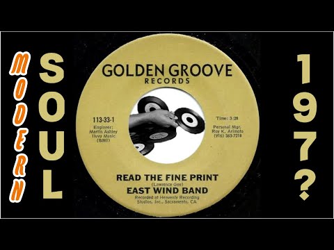 East Wind Band – Read The Fine Print [Golden Groove] Rare Modern Soul 45