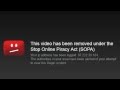 This Video Has Been Deleted Due To Copyright Infringement