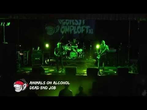Animals on alcohol - Dead end Job @ Oilsjt Omploft 2014 HD