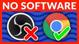 How to live stream without software | OBS alternative