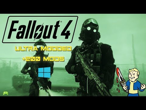 Fallout 4 Ultra Modded +200 Mods Gameplay [HD]
