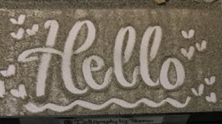 Writing subscribers name ✨ #live #foryou