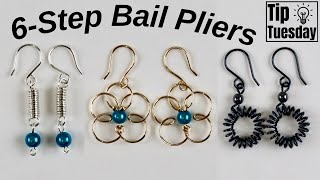 Beginner Wire Earrings Bail-Making Pliers Jewelry Tutorial - Tip Tuesday