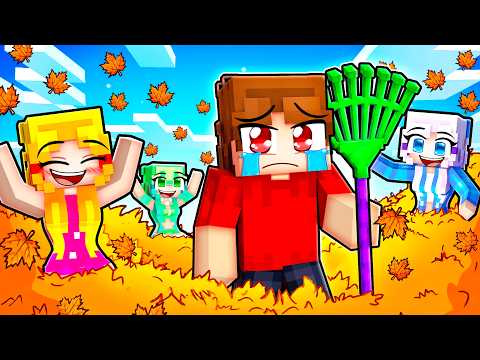 MINECRAFT CLEAN THE LEAVES...