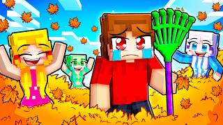 MINECRAFT CLEAN THE LEAVES...