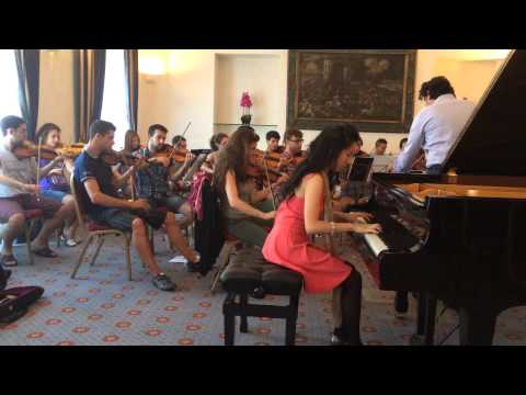 Shian Li Chiam Bach F minor Concerto with Perugia MusicFest Orchestra 2.8.2014