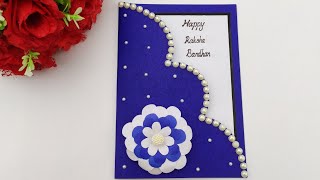 Raksha bandhan special greeting card| How to make handmade greeting card for brothers | Queen's home