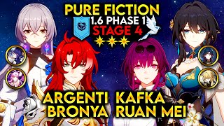 Argenti Bronya & Kafka Ruan Mei | Pure Fiction Stage 4 - 3 Stars | Honkai Star Rail 1.6