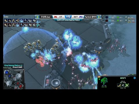 [2014.08.18] KeSPA Cup 2014 Zest vs PartinG Set1 King Sejong Station -EsportsTV, SPL2014