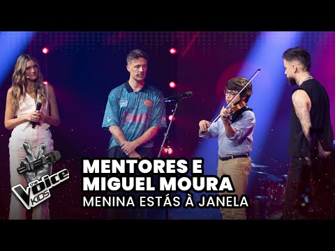 Mentores e Miguel Moura - "Menina Estás à Janela” | Provas Cegas | The Voice Kids Portugal 2025