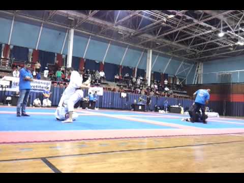 BJJ Hungarian Open 2013 brown belt open class final & one purple belt match