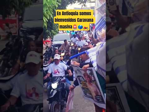 🚍🔥 ¡Turbo se desbordó con la Chiva del Cambio! 🇨🇴🔥 Masiva caravana en Antioquia x Iván Cepeda🚨
