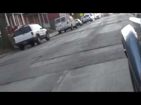 A bumpy drive on Orange Street in Lancaster, PA