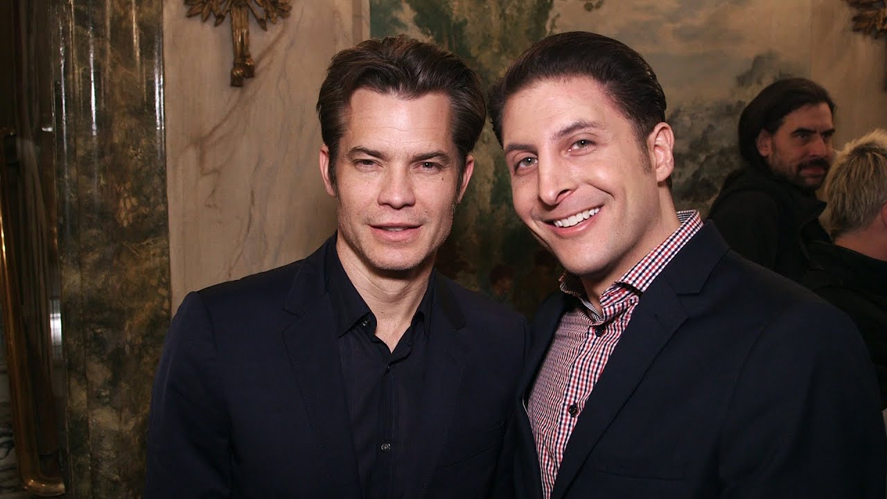 Timothy Olyphant at the Atlantic Theater Company Actor's Choice Gala with Arthur Kade