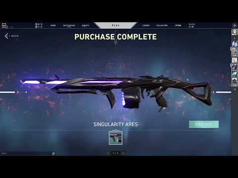 buying the best Ares skin (singularity)