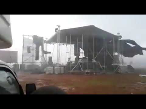 Prolyte MPT Roof withstands storm