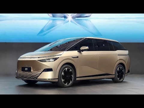 Xpengが発表した電気自動車ミニバン「X9」の詳細レビュー動画