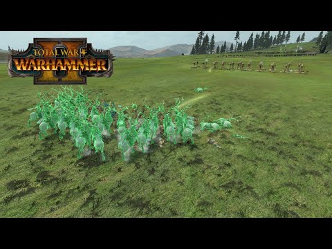 Total War: Warhammer 2 Battle - Tomb Kings vs Wood Elves - Khatep vs Drycha, Cooldown Killers!