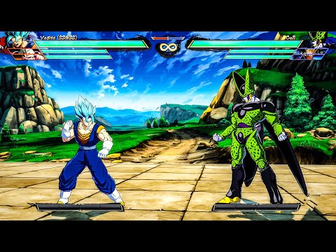 Dragon Ball Fighterz | Vegito & Frieza & Kid Buu vs Cell & Broly & Janemba | PC 4K