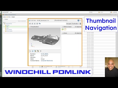 PTC Windchill PDMLink - Thumbnail Navigation