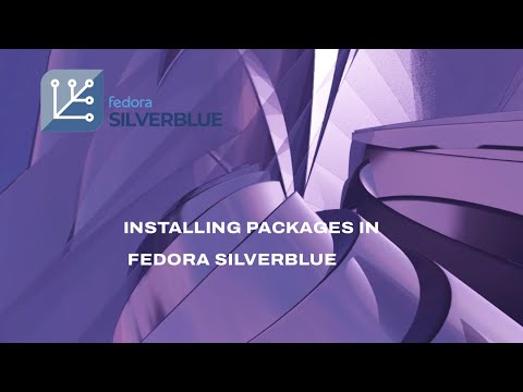 Fedora Silverblue package management