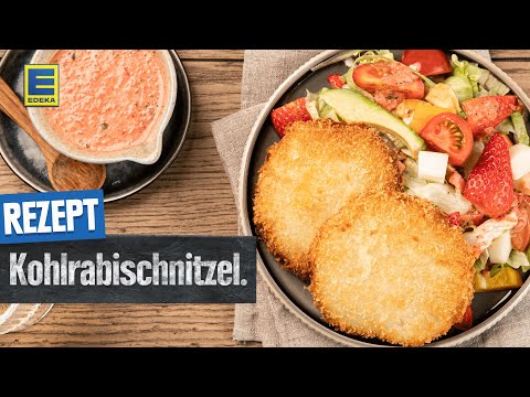 Kohlrabischnitzel | Veganes Schnitzel Rezept selber machen