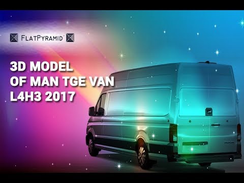 Review of MAN TGE Van L4H3 2017 3D Model