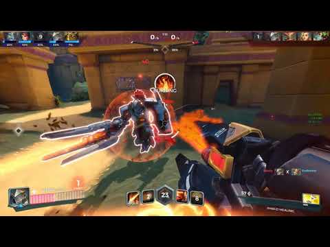 Paladins OB Patch 64 PTS - Fernando Tough Cookie Shield Skin | First Look Gameplay