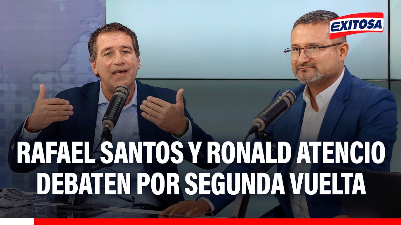 🔴🔵 Segunda vuelta: TENSO DEBATE entre Rafael Santos y Ronald Atencio por respaldo a Keiko y Sánchez