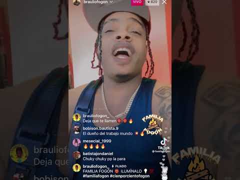 BRAULIO FOGON HABLA DE TIRADERA A ROCHY🔥😱EN UN LIVE