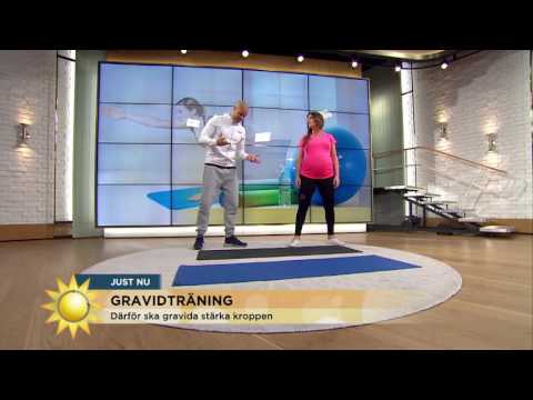Så ska du träna när du är gravid – enkla övningar! - Nyhetsmorgon (TV4)