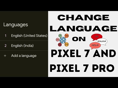 How to Change Language in Pixel 7 Pro and Pixel 7 | Change Phone Language