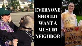 The episode highlights the positive aspects of having a Muslim neighbor who practices Islam, emphasizing the benefits of l...