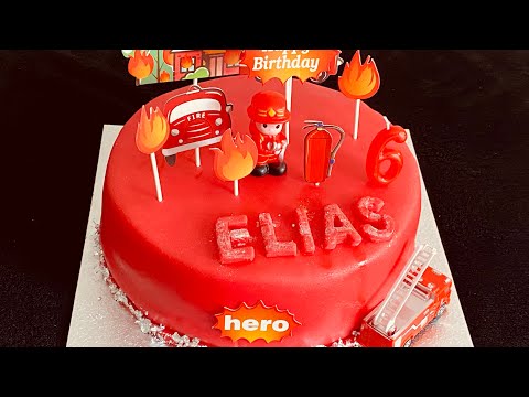 Feuerwehr 🚒 Torte/Geburtstag Torte