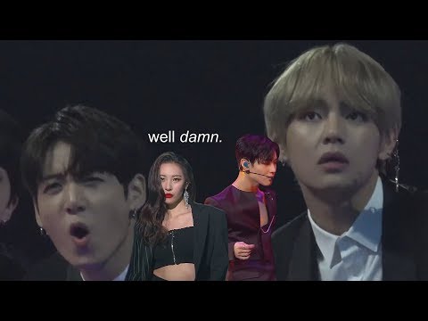 sunmi & taemin's collab stage except bts is reacting to them