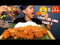 MUKBANG AYAM MCDONALDS PAKE SAMBEL AYAM GEPUK PAK GEMBUS LV 100
