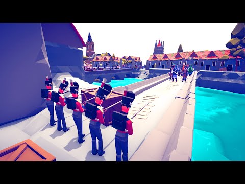 80x BRITISH ARMY vs ALL FACTION - Totally Accurate Battle Simulator TABS