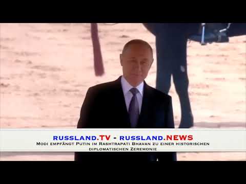 Modi empfängt Putin im Rashtrapati Bhavan zu einer historischen diplomatischen Zeremonie