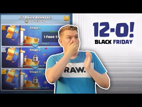12-0! Black Friday Draft Challenge LIVE Gameplay! Tips & Tricks - Clash Royale