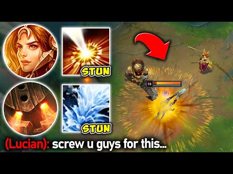 WE PICKED THE TWO HIGHEST CC SUPPORTS BOT LANE AND NOBODY CAN MOVE - League of Legends