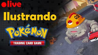 Criando Ilustrações para Meu Portfólio focado em Pokémon TCG.