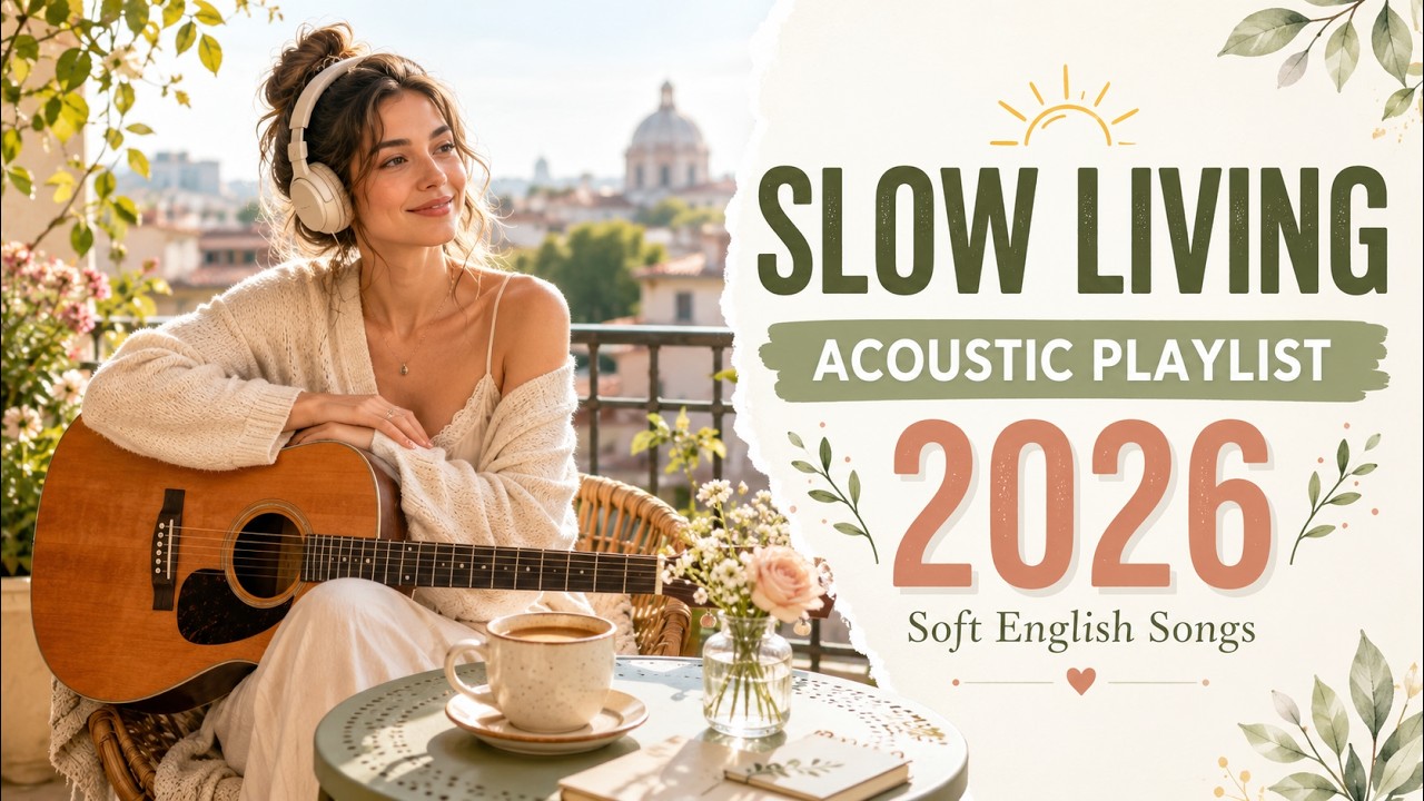 Slow Living Acoustic Playlist 2026 🌿 Soft English Songs With Lyrics