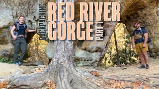 Backpacking Red River Gorge Kentucky Pt1