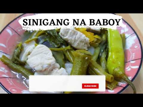 HOW TO MAKE SINIGANG NA BABOY