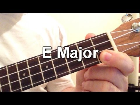 How to play E Major chord on the ukulele!