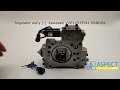 Відео огляд Регулятор гідравлічного насоса Kawasaki VOE14535541 Handok