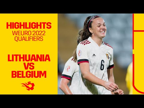 #REDFLAMES | #WEURO2022 Qualifiers | Lithuania - Belgium 0-9