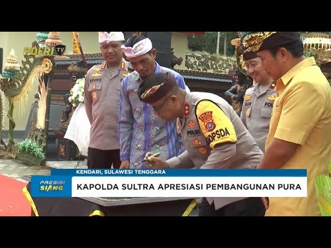 KAPOLDA SULTRA IRJEN POL DWI IRIANTO RESMIKAN PURA DHARMA CHAKTI RAHARJA